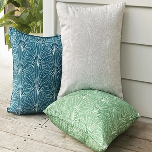 Home Decorative Geometric Printed Wholesale Cushion <b>Covers</b> Linen Cotton For <b>Sofa</b> Pillow OEM service custom design nature cushion - Product Image 5