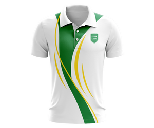 <b>White</b> <b>Cricket</b> Uniform Sublimated / Custom <b>Cricket</b> Uniform Kit Tshirt and <b>Trouser</b> With Custom Design and Logo 1pc/polybag 20pcs - Product Image 3