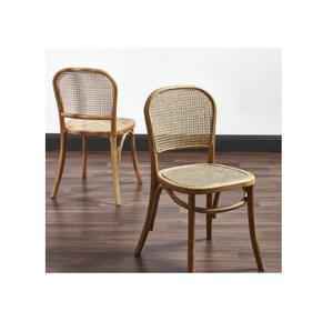 Silla de mimbre para exteriores duradera, asiento de mimbre natural hecho a mano para patio, balcón, piscina o jardín, elegante y resistente a la intemperie - Product Image 1