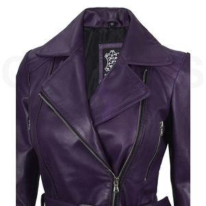 Ladies Winter Fashion <b>GLOVES</b> City Genuine <b>Leather</b> Windproof Quick Dry Full Sleeve Jacket <b>Women</b> Casual Street Wear - Product Image 4