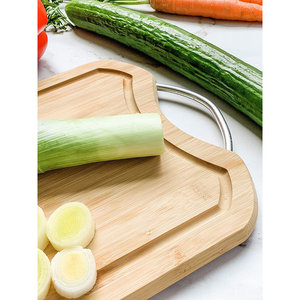 Planche à découper pour fruits et légumes de cuisine en bambou - Product Image 5