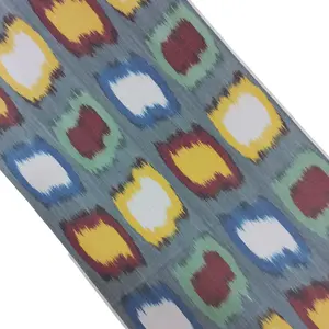 Tissu de vente chaude en 100% coton "brique brillante" produit de motif de tissus de coton d'Ouzbékistan