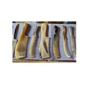 Peine de Cuerno de Búfalo Natural Premium para Uso en Salón, Peine de Cuerno de Buey para Cabello Rizado, Tamaño Personalizable y el Mejor Diseño Disponible - Product Image 5