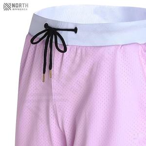 Shorts d'été unisexes taille haute pour hommes, vêtements de sport personnalisés pour la course à pied et le fitness, en coton tricoté, vente en gros, haute qualité, pour hommes - Product Image 2