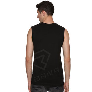 Camiseta sin mangas de verano para hombre de talla grande informal transpirable de alta calidad OEM sin mangas para gimnasio Fitness moda - Product Image 2