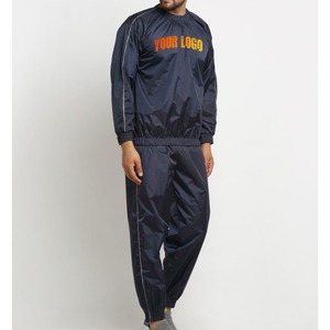 Ensemble de survêtement personnalisé en nylon imperméable d'hiver 2025, survêtement de sport en polyester noir personnalisé pour hommes - Product Image 6