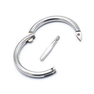 Anillo Nasal de Acero Inoxidable para Ganado, Gancho Nasal para Animales, Anillo Nasal para Terneros, Gancho Nasal para Destetar Toros - Product Image 5