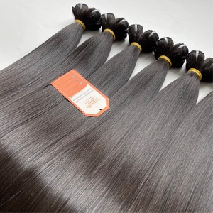 Extensiones de cabello liso de hueso alineado con cutícula virgen 100% de alta calidad Cabello humano sin procesar puro 100% de larga duración - Product Image 2