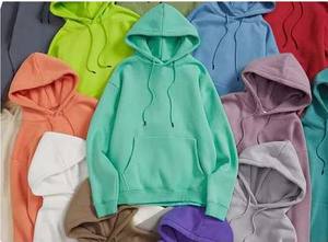 Sudadera con Capucha de Algodón/Fibra de Bambú Gruesa de Alta Calidad con Estampado de Insignia Frontal para Mujer - Product Image 2