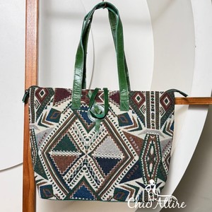 Nuevos bolsos de mano de cuero genuino hechos a mano Jacquard de gran venta, multiusos, nuevos bolsos de compras con estilo Vintage, productos a granel de tarifa barata - Product Image 1