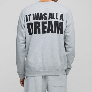 เสื้อสเวตเตอร์คอกลมแขนยาวเปิดไหล่ตกสำหรับผู้ชายเสื้อสเวตเชิ้ตผ้าฝ้ายออกแบบโลโก้ได้ตามต้องการสำหรับฤดูหนาว - Product Image 3