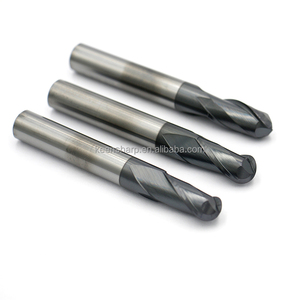 Bóng Mũi cuối nhà máy Vonfram cacbua cắt CNC Router bit phay công cụ r 0.5 <span class=keywords><strong>2mm</strong></span> 3mm 6mm 8mm HRC 55 56 58 60 65 2 Sáo - Product Image 1