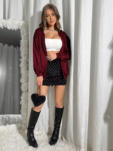 OEM servicio al por mayor de algodón mezclado mejor diseño sudaderas con capucha de diamantes de imitación ligero de color sólido hombres sudaderas con capucha de diamantes de imitación - Product Image 3