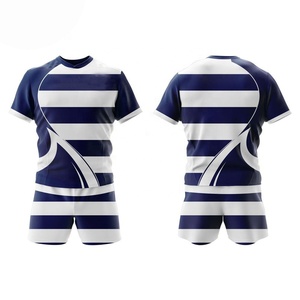Ensemble d'uniformes de Rugby pour hommes, Logo personnalisé, Sublimation numérique, 2023 Polyester, respirant, nouveau style 100% - Product Image 3