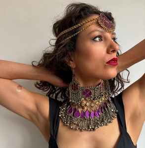 Ensemble de bijoux de mariée tribale afghane éblouissante 2025 boucle d'oreille Jhumka suspendue bijoux de mode de mariage pour les femmes - Product Image 4