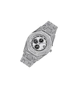 Reloj Deportivo Analógico con Diamantes Moissanite para Hombre y Mujer, de Lujo, Cuarzo, Acero Inoxidable, con Incrustaciones de Diamantes, a Precios de Exportación - Product Image 1