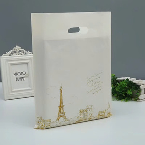 Sacs à provisions découpés à l'emporte-pièce pour vêtements chaussures cadeaux marque personnelle matériaux recyclés - Product Image 1