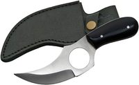 Mini couteau skinner en acier au carbone fait à la main avec manche en bois et gaine en cuir fin couteau de boucher couteau de camping manche en bois de cerf