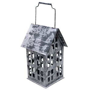 Wedding Decorative Metal Hut Shaped <b>Lantern</b> Blue Powder Coating <b>Candle</b> <b>Holder</b> For Living Room Decoration Handmade in Bulk - Product Image 6