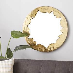 AK Brass Unique Oval Design Metal Wall <b>Mirror</b> With <b>Gold</b> Finishing Modern Wall <b>Mirror</b> For Hotel Decor / Restaurant Interior Decor - Product Image 3