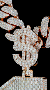 Custom Silver Number Pendant <b>Necklace</b> Iced Out Moissanite Diamond Hip Hop <b>Statement</b> Pendant <b>Necklace</b> For Men Party Wear - Product Image 5