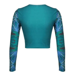 Haute qualité respirant femmes coton haut court chemises décontracté XL conception personnalisée divers imprimé en gros bas prix haut court - Product Image 5