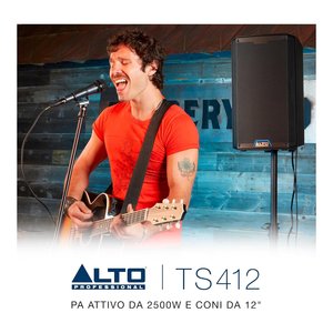 Altavoz Activo TrueSonic TS412 de 1250W, Serie Negra TS4 para Uso en Escenario - Product Image 5