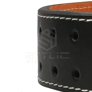 Cinturón de cuero con ajuste de apoyo para sesiones de levantamiento Diseño cómodo para gimnasio y ejercicio - Product Image 2