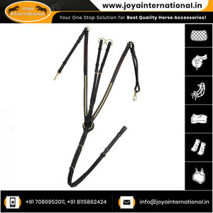 Brass Clinchered <b>Padded</b> Breastplate With <b>Running</b> Attachment Matching Elastic - Product Image 6