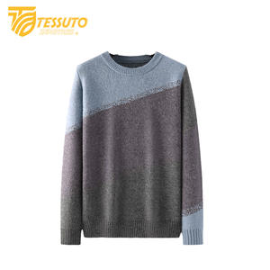 Pull ample et décontracté en tricot à col rond pour hommes Streetwear tricoté pull en tricot pour hommes pull décontracté pour hommes - Product Image 4