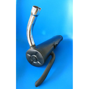 Tubo de escape de salida izquierda Lambretta E (producción muy tardía) + F - Product Image 1