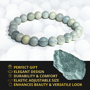 Bracelet en cristal naturel en vrac fait à la main 8mm Bracelets extensibles perlés pour femmes et hommes Bracelet de guérison Reiki unisexe - Product Image 4