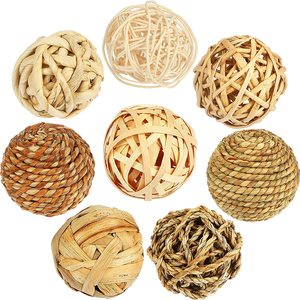 ลูกบอลหวายสานด้วยมือสำหรับกีฬาไทยควาย ตกแต่งบ้าน ราคาส่งจากเวียดนาม สำหรับของเล่นนกแก้ว - Product Image 4