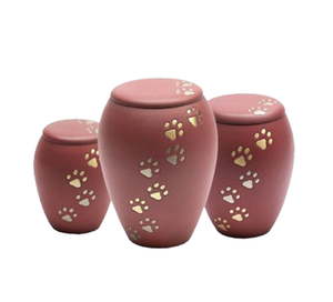 Urna de latón decorativa de diseño personalizado urnas de cremación de Metal de buena calidad recuerdo tallado a mano para cenizas humanas - Product Image 6
