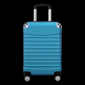 New Design Durable 208 Abs Hard <b>Suitcase</b> Metal Protect Corner <b>Suitcases</b> Black Accessories Luggage Travel Bags Rotating Wheels - Product Image 2