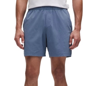 Shorts décontractés unisexe haut de gamme personnalisés pour hommes, légers, extensibles dans quatre directions, 100 % polyester, coupe classique, taille élastique - Product Image 1