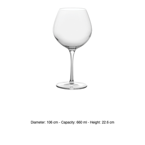 Verre à vin Luigi Bormioli Crescendo Bourgogne Cristalli 66 cl Fournitures hôtelières Fournitures de bar Vente en gros - Product Image 3
