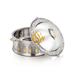 Modern Stainless Steel Eco-Friendly Casserole <b>Food</b> Warmer Dish Home Hotel Buffet Party Middle East Serve Ware <b>Hot</b> Pots Supplies - Product Image 6