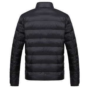Ropa al aire libre chaqueta impermeable personalizada para hombres invierno brillante acolchado bombardero cálido grueso Puffer chaquetas con capucha para hombres - Product Image 2