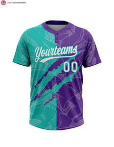 Camiseta de béisbol con logotipo personalizado de alta calidad, estilos ligeros de dos botones con mangas cortas para niños, camisetas de softbol incluidas - Product Image 6