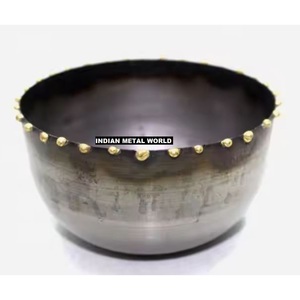 Elegant Design Tableware <b>Chocolate</b> Sweets Serving Bowl Hammered Metal Serving Bowl <b>Wedding</b> And Other Events In Reasonable Price - Product Image 3