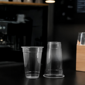 Tasses en plastique transparentes jetables Quang Quan 16oz & 24oz boissons à paroi unique PP clair 95mm pour jus café thé - Product Image 6