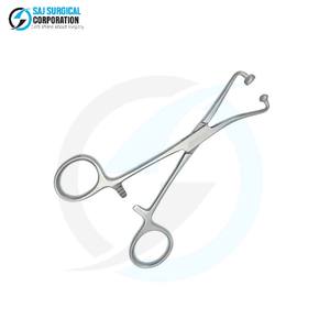 Pince à serviettes manuelle professionnelle à articulation bilatérale en acier inoxydable pour une maintien sécurisé à long terme, usage en chirurgie générale - Product Image 2