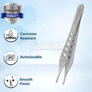 Fórceps de tejido Adson de suministro hospitalario, herramienta Médica Quirúrgica de acero inoxidable, fórceps de tejido Adson de 12cm - Product Image 6