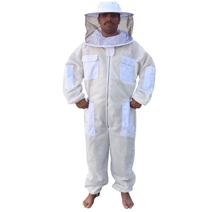 Traje de apicultura hecho a medida de alta calidad, abrigo de algodón antiabejas de cuerpo completo, velo, capucha, sombrero, seguridad desechable, incluye anticorte - Product Image 4
