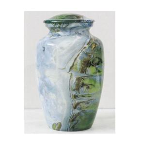 Urnas de cremación de aluminio metálico duraderas, de alta calidad y asequibles, con diseño elegante para cenizas humanas y de mascotas, y artículos funerarios. - Product Image 3