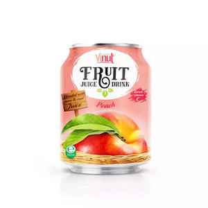 Sin azúcar bajo en grasa 250ml Fabricación de jugo de melocotón bebida de Vietnam muestra gratis Etiqueta Privada - Product Image 1