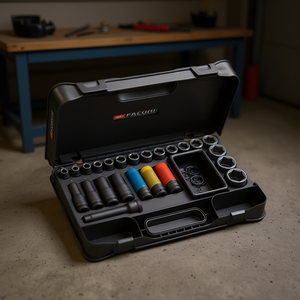 Facom 1/2'' Hexagonal <b>Impact</b> <b>Socket</b> Set 27-Piece Durable Tool Kit - Product Image 3