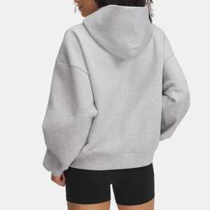 Sudadera con Capucha Personalizada con Cordón Ajustable y Hombros Caídos para Mujer, Sudadera Deportiva Antiarrugas, Transpirable, de Algodón de Alta Calidad - Product Image 2
