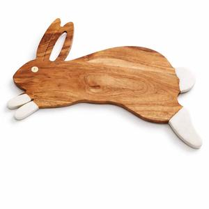 Unique Indian <b>Wood</b> Rabbit <b>Tray</b> Eco Friendly for Tea Coffee Snacks Home Dining <b>Table</b> Rustic Modern Interior Styling - Product Image 1